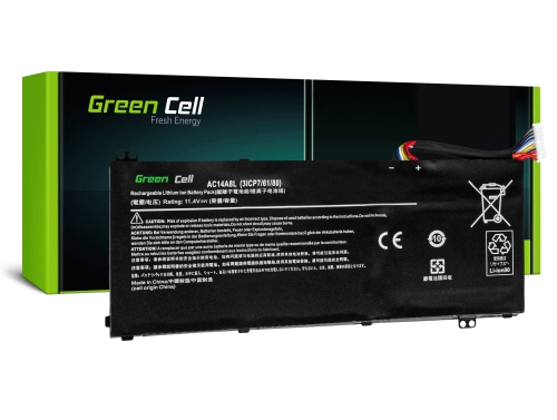 Green Cell Akkumulátor AC14A8L AC15B7L a Acer Aspire Nitro V15 VN7-571G VN7-572G VN7-591G VN7-592G i V17 VN7-791G VN7-792G
