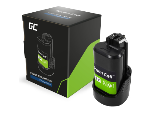 Green Cell akkumulátor (12V 3Ah Li-Ion) Bosch Professional 12 V szerszámokhoz Pótló akkumulátor GBA1600A00X79