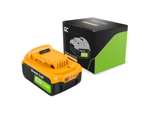 Green Cell akkumulátor (18V 5Ah Li-Ion) DeWalt XR 18 V szerszámokhoz Pótló akkumulátor DCB184 DCB180 DCB181 DCB182